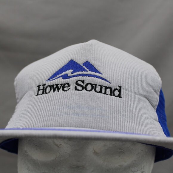 Vintage Corduroy Trucker Hat - Howe Sound BC - Adult Snapback - Picture 2 of 8